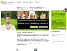 Tablet Screenshot of goedegasten.nl